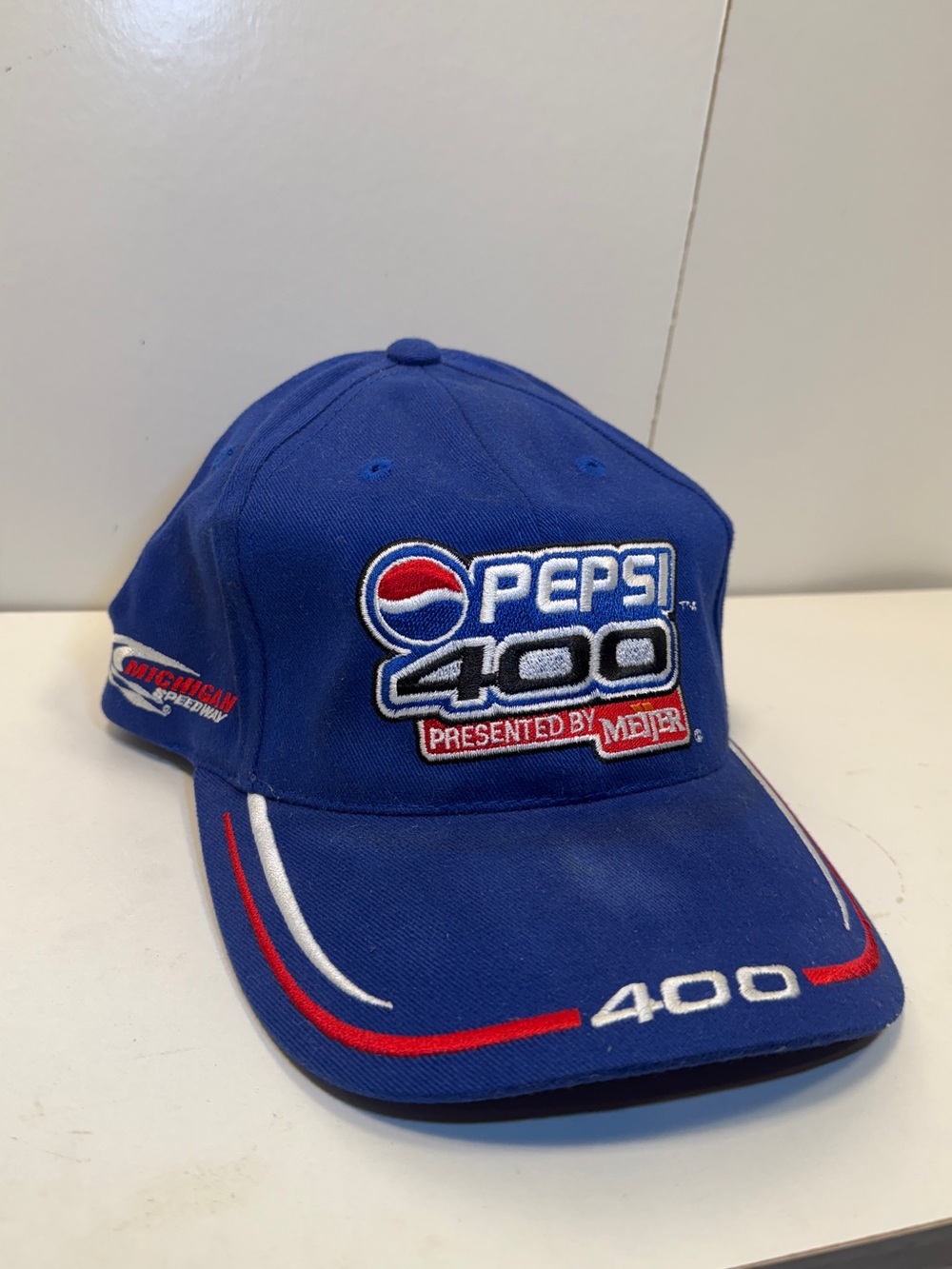 Y2K Pepsi 400 NASCAR Michigan Speedway Strapback Hat